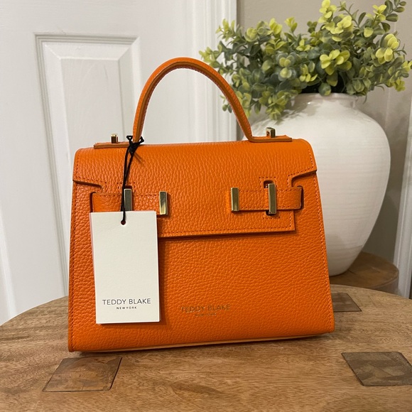 Teddy Blake Handbags - Teddy Blake Ava Gold 9" Bag